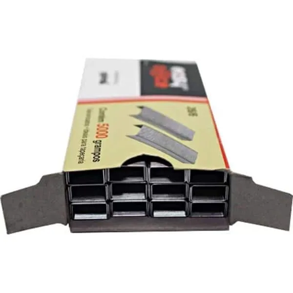 Grampo para grampeador galvanizado, 26/6, Easy Office - CX 5000 UN