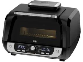 Air Fryer Wap Barbecue Preto e Cinza com Timer