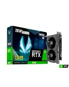 Placa de Video Zotac RTX 3050 Twin Edge 6GB OC GDDR6 128bits - ZT-30510H-10L