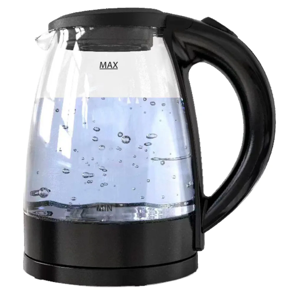 Chaleira Elétrica Done Glass 1,8L 1500W Bivolt - Transparente - 220 Volts