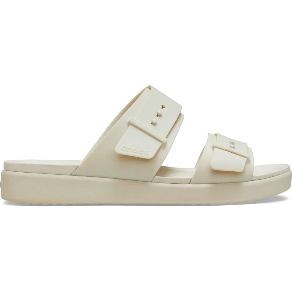 Sandália Crocs Brooklyn Buckle Downlow Sandstone
