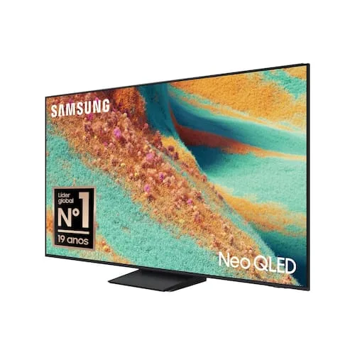Smart TV Samsung 55" 4K Neo QLED Ultra QN55QN85FAGXZD Painel até 144Hz AI Dolby Atmos Controle por Gestos Preta Titan