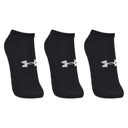 Meia Under Armour Cotton Invisivel - Pacote com 3 pares