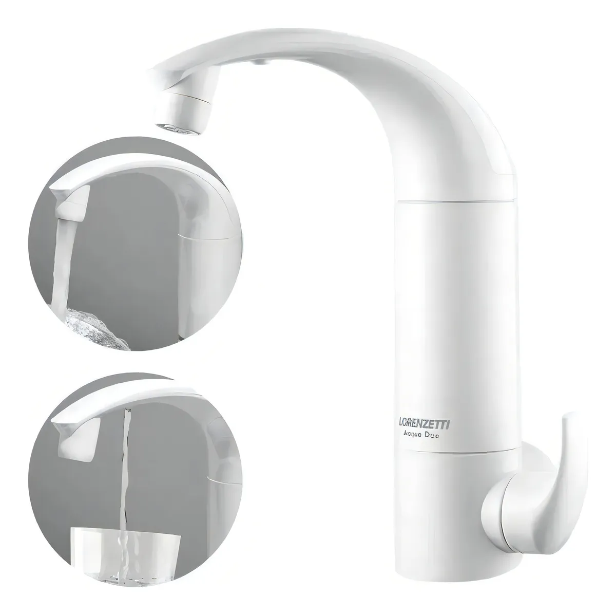 Torneira Filtro Purificador Parede Branca Acqua Due Lorenzetti