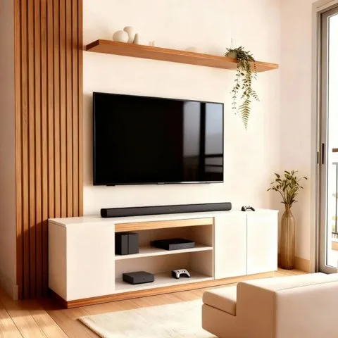 Rack para Tv até 65 Poelgadas Design Moderno Sala