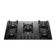 Cooktop Electrolux 5 Bocas a Gás Mesa de Vidro com Tripla Chama e Grade Aço KE5GT Bivolt Preto