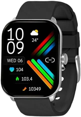 Relógio Inteligente com Tela Grande de 2.01”, Bluetooth Smartwatch, +100 Modos Esportivos e IP68 – FB045