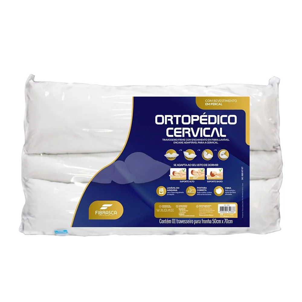 Travesseiro Ortopedico Cervical 4288 - Fibrasca