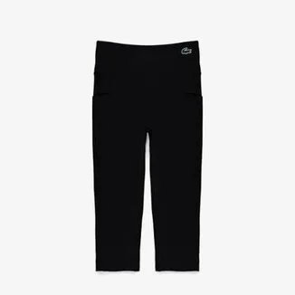Calça legging Lacoste Esportiva Modelagem curta Feminina