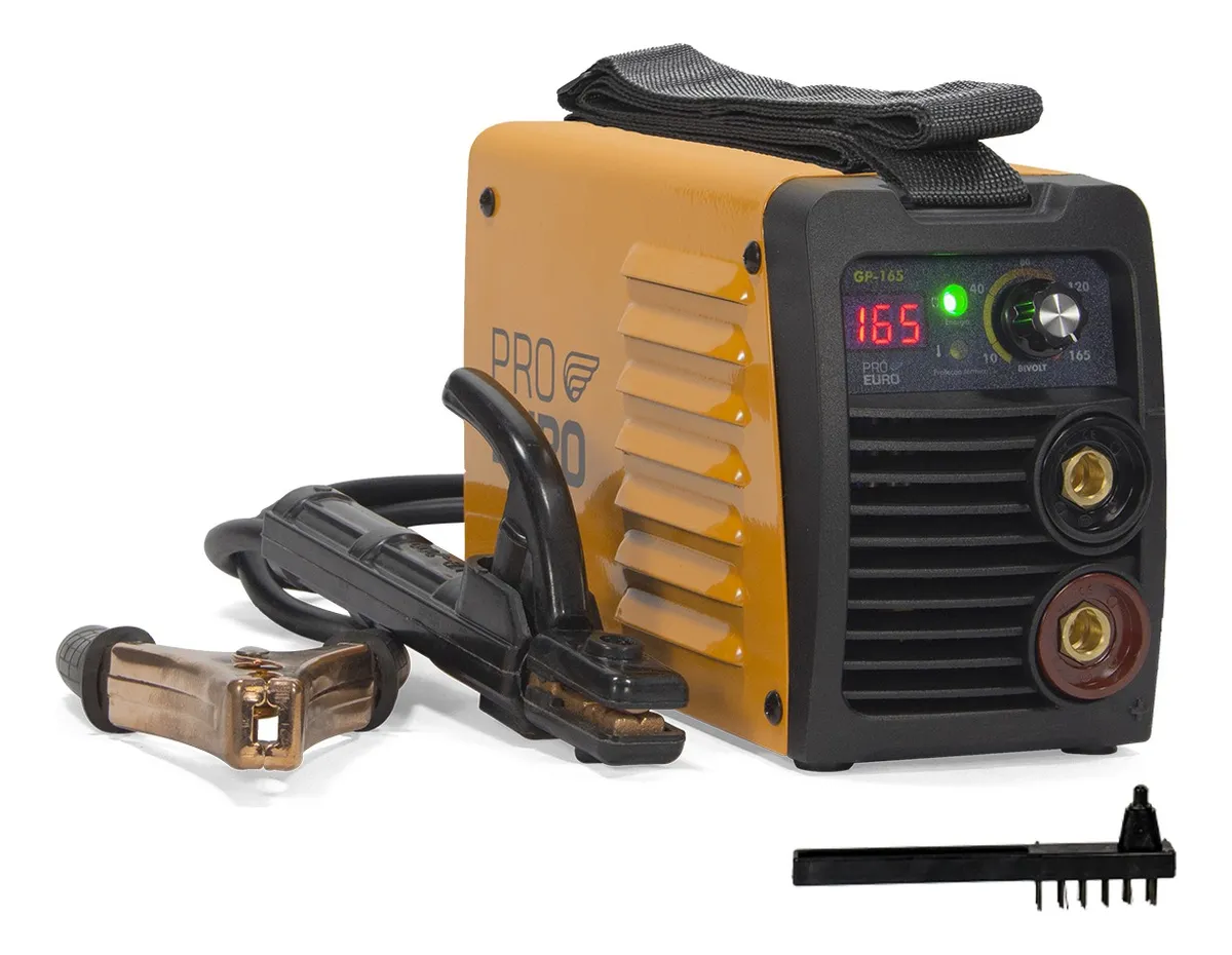 Kit Máquina De Solda Gp-165 A Bivolt + Máscara Automática
