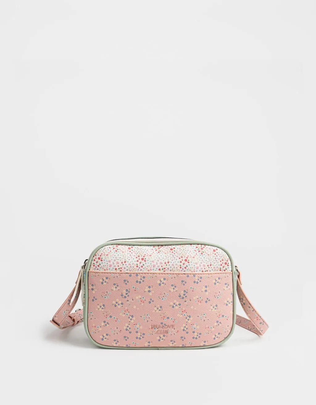 Bolsa de Ombro Corino Estampada Romantic