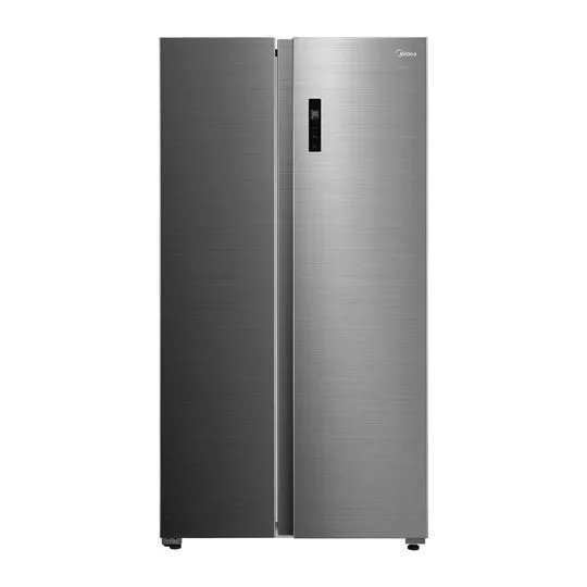 Geladeira Side by Side 511L Inverter Cor Inox Conectada Midea Outlet - 1318