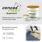 Concreto Estrutural Pronto Interno e Externo 20kg Cinza Concre Fast Elastment Drylevis