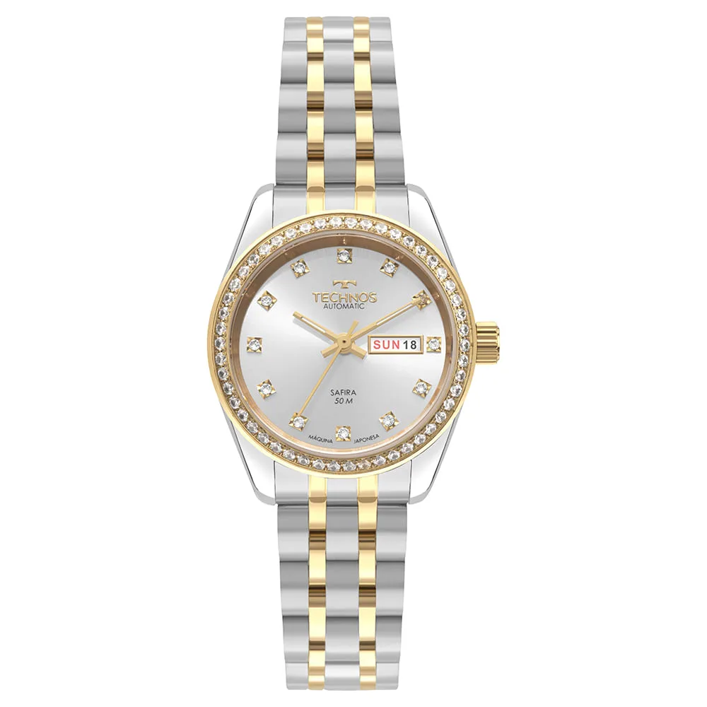Relógio Technos Feminino Automático PrataNH06AI/1K