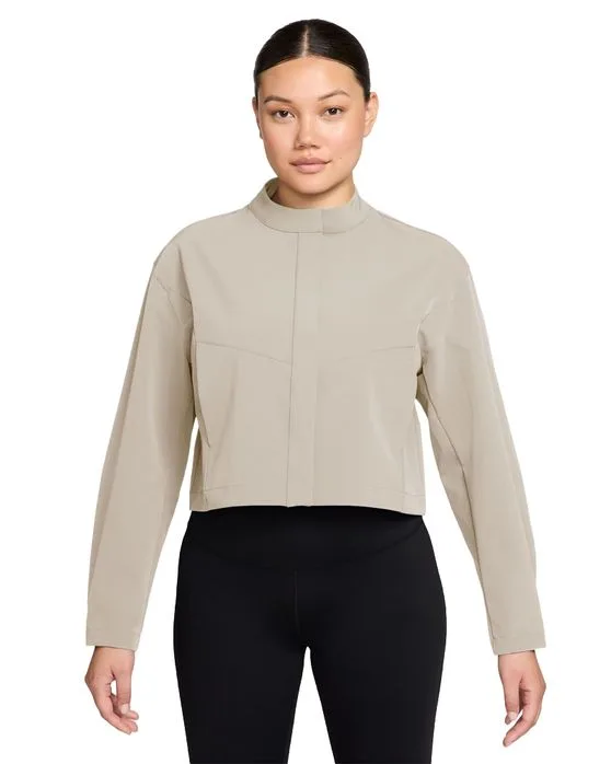 Jaqueta Nike 24.7 Dri-Fit Woven Crop Feminina