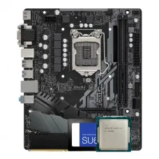 Kit Upgrade Placa Mãe H510, Intel Core i5 10400F, Memória 8GB DDR4, SSD 240GB