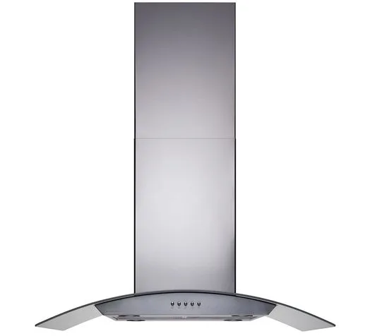 Coifa de Ilha 90cm Cadence Gourmet Vidro Curvo