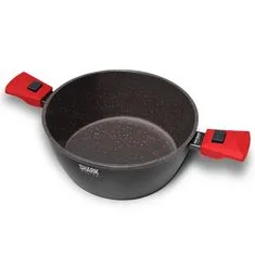 Panelas Ultra Family Size, Day by Day, Sauté Grand e Tampa de Vidro Ichef 24cm - Vermelha
