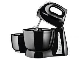 Batedeira Mondial Due Cake B04 NP Preto e Inox 220v