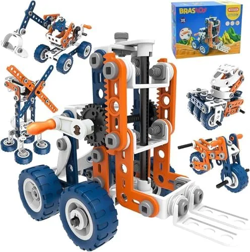 Brastoy Blocos De Construção Conjunto De Aprendizagem Brinquedos STEM Infantil (152 Peças)