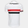 Camisa São Paulo I 25/26 Torcedor New Balance Masculina - Branco+Vermelho