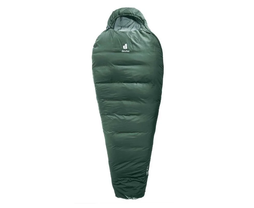 Saco de Dormir Orbit 0°C Verde - Deuter - temperaturas entre +5°C a -14°C