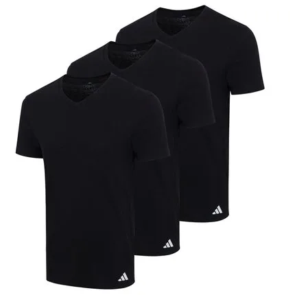 Kit com 3 Camisetas Gola V