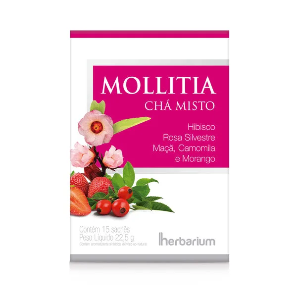 Chá Mollitia Herbarium 15 Sachês 22,5g