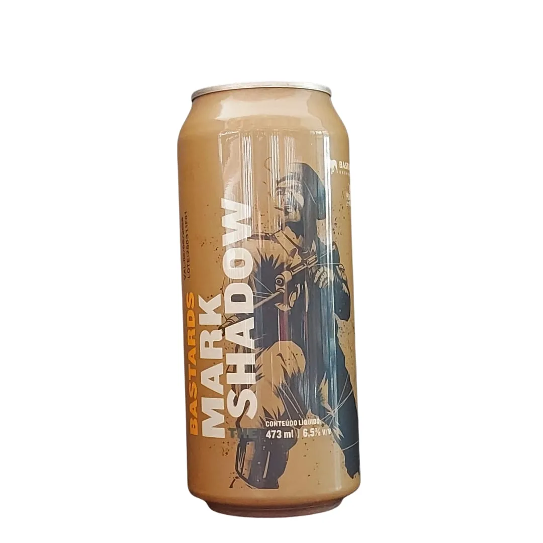 Cerveja Bastards Mark The Shadow Oatmeal Stout 473 ml
