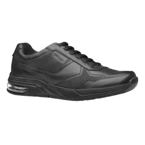 Sapato Social Maculino Pegada Couro Preto Amortecimento