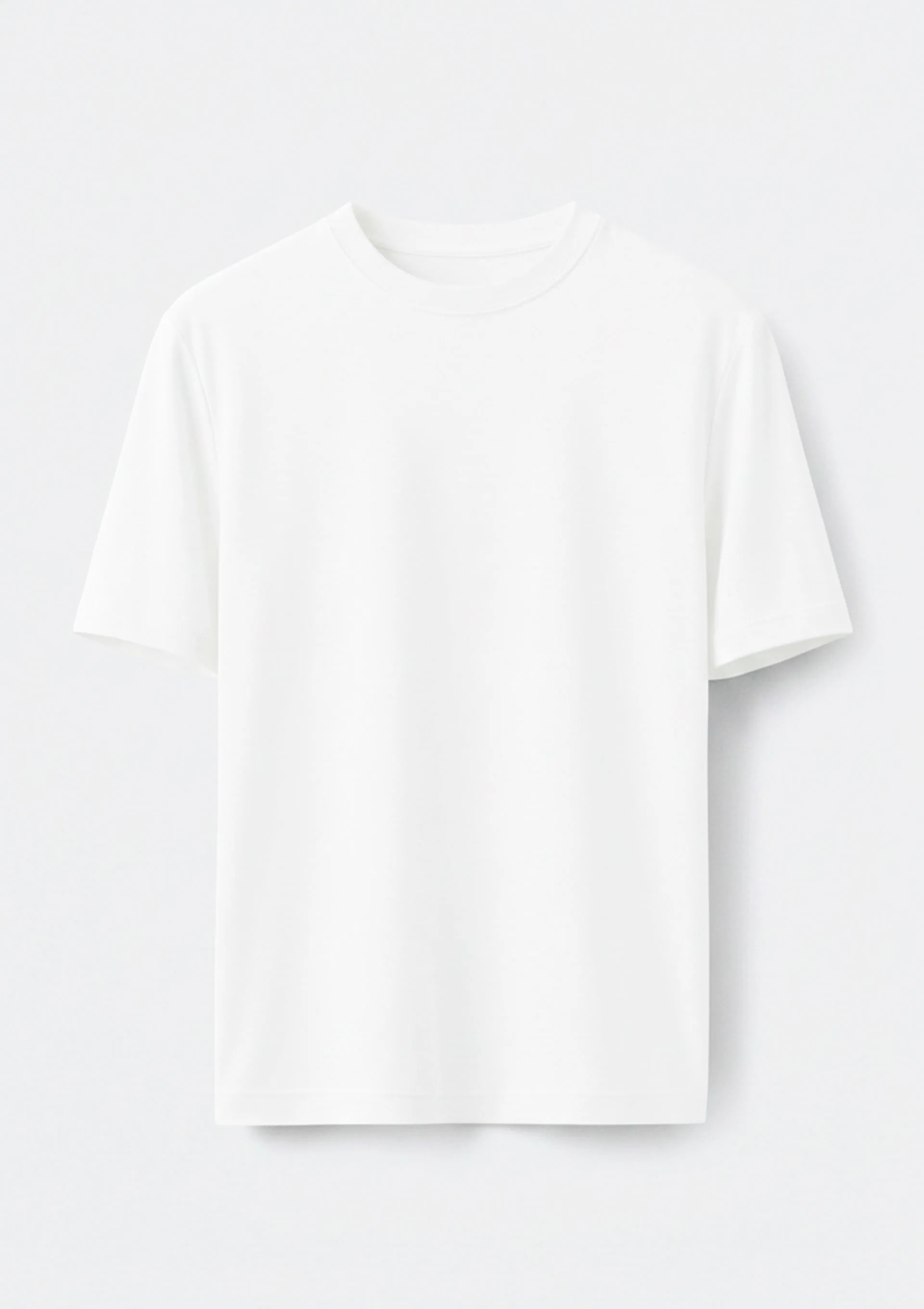 Camiseta Básica Masculina Comfort Super Cotton - Branco