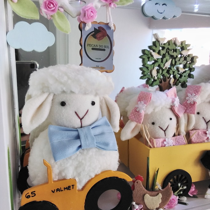 Quadro Maternidade amor maior - Ovelhas