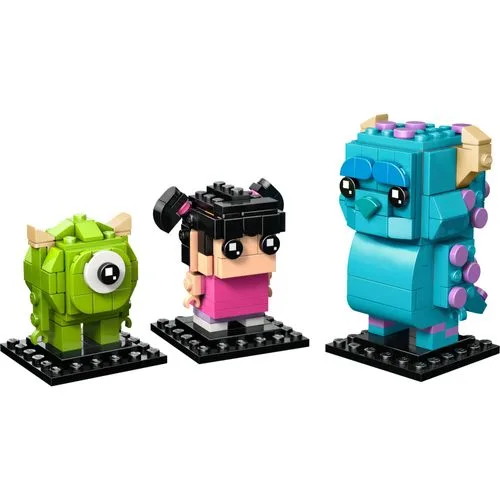 BrickHeadz - Figuras de Sulley, Mike e Boo