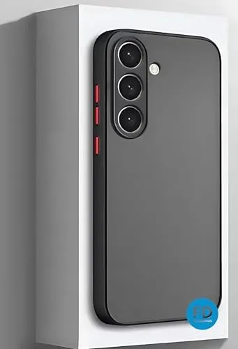 Capa Capinha Case Premium Anti Impacto Fosca Preta Translúcida com Proteção de Câmera para Samsung Galaxy S25, S25 Plus ou S25 Ultra (S25)