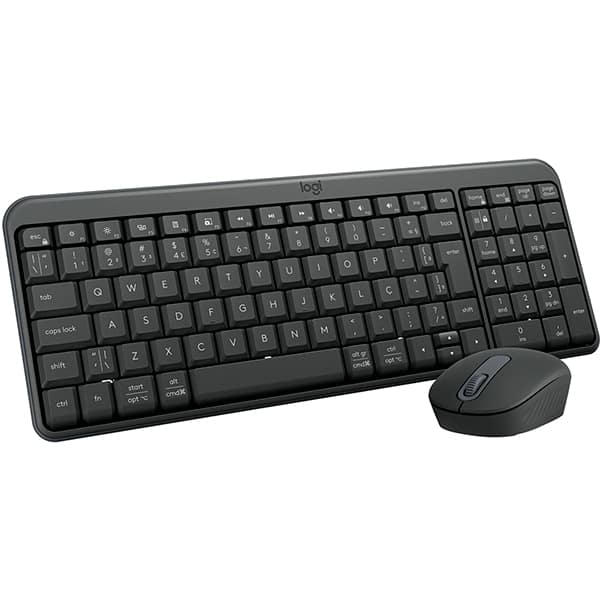 Teclado e Mouse sem fio, Bluetooth, MK250, Grafite, 920-013516, Logitech - CX 1 UN