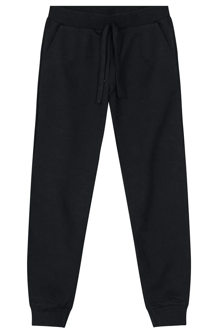 Calça jogger infantil menino em moletinho Brandili