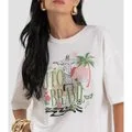 T- Shirt Feminina Oversized Brasil Dianna Bege - Bege