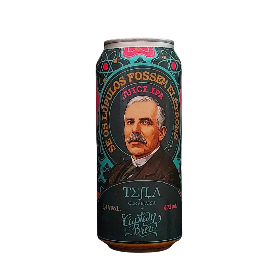 Cerveja Tesla Se os Lúpulos Fossem Elétrons Juicy IPA 473 ml