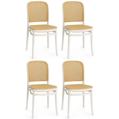 Kit 4 Cadeiras de Jantar Roma para Sala e Cozinha