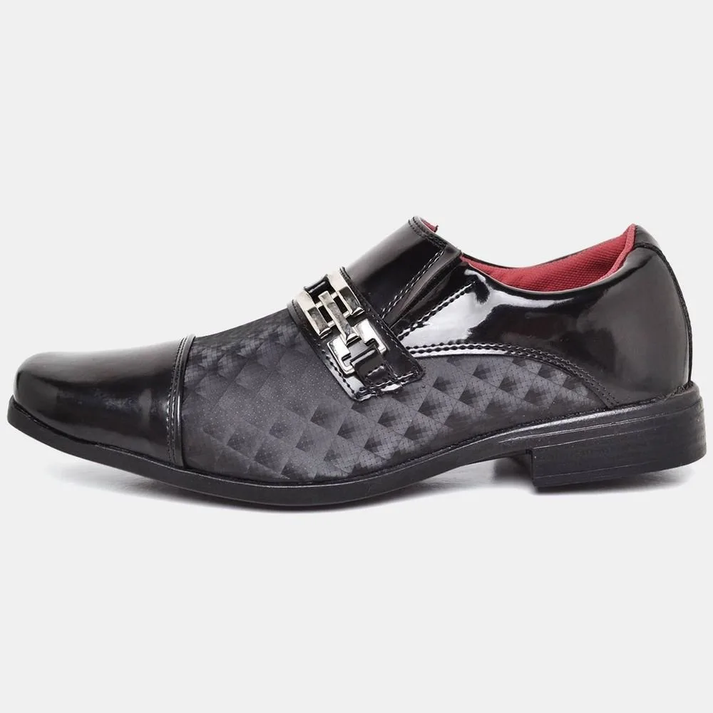 Sapato Social Com Fivela Masculino DUBUY 838 Preto