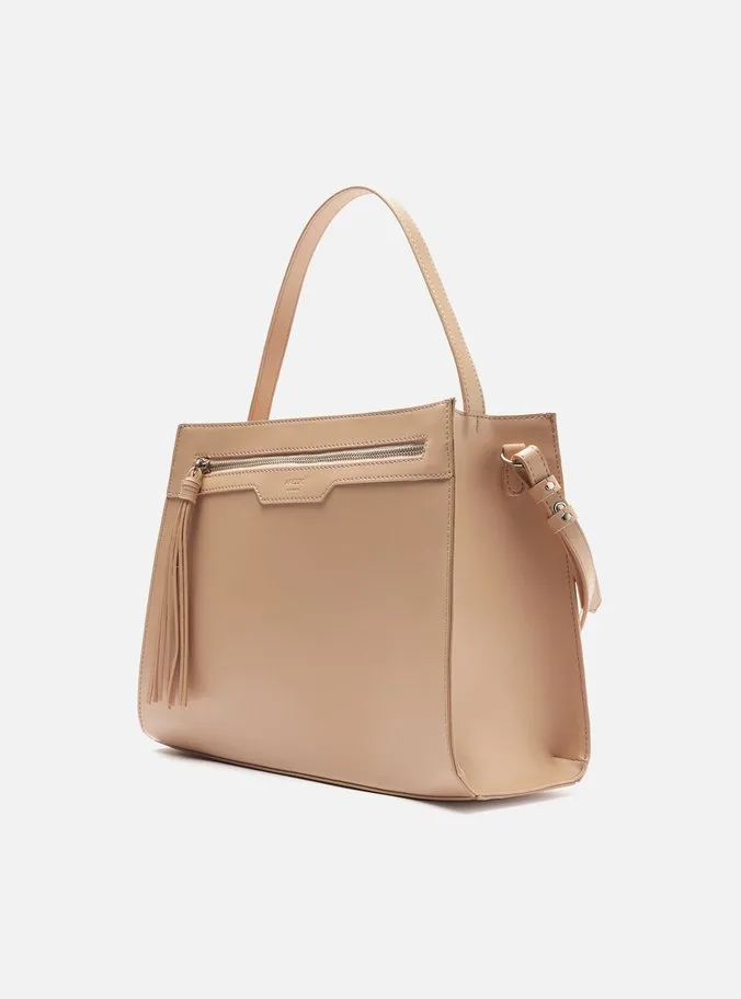 Bolsa Tote Bege Pietra Média