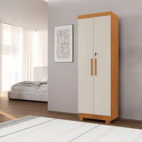 Armário Multiuso 2 Portas com Chave 100% MDF Toronto Yescasa