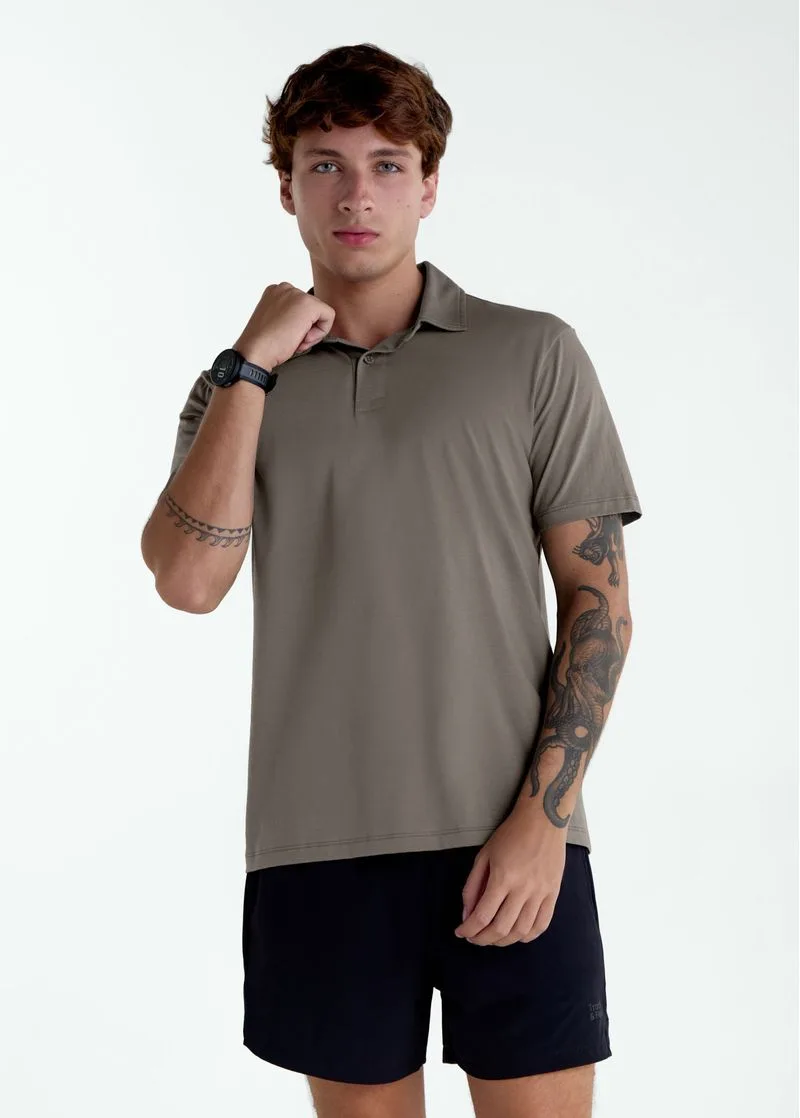 Polo Masculino Manga Curta Premium