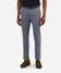 calça slim chino masculina stretch azul