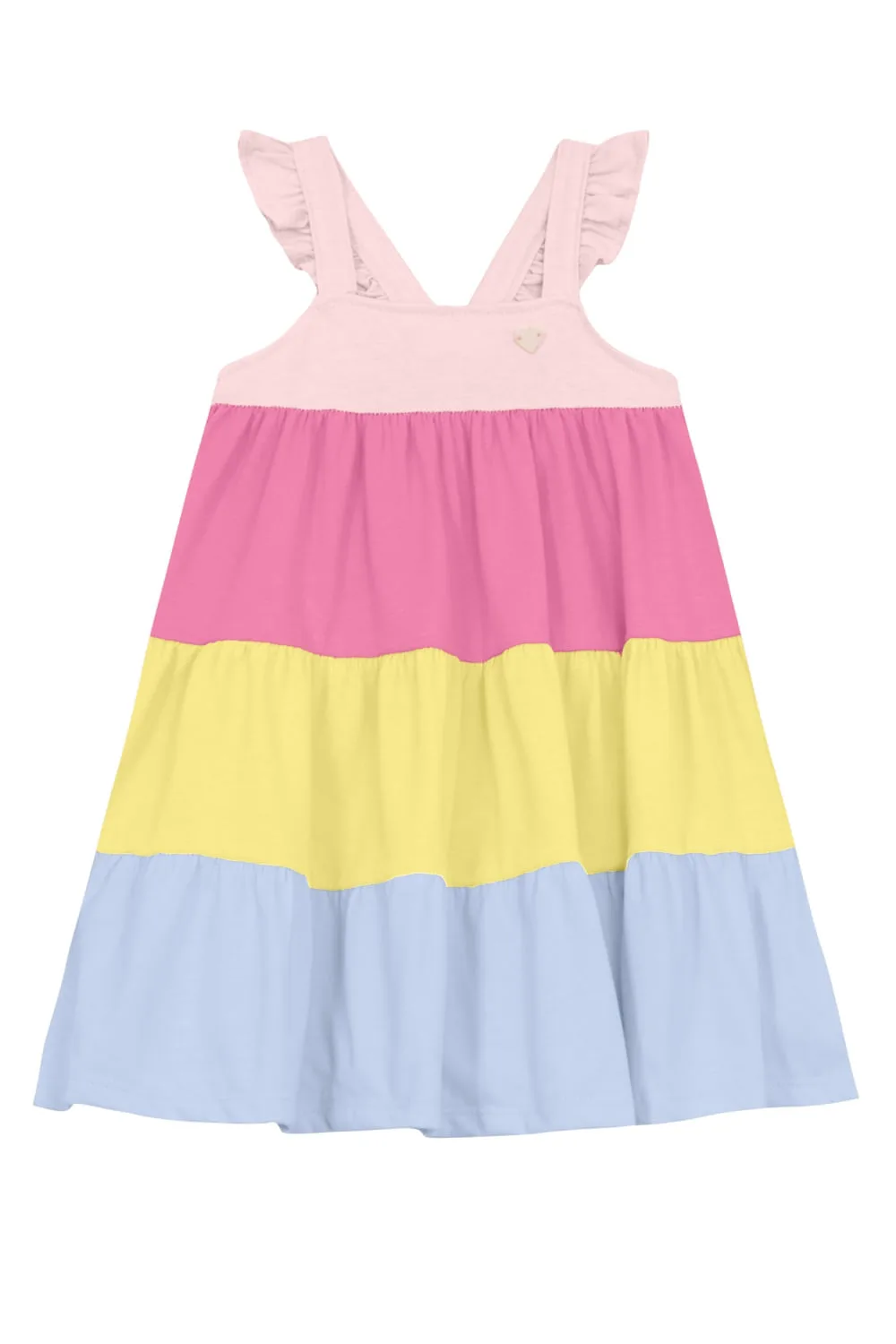 Vestido infantil menina florido Brandili