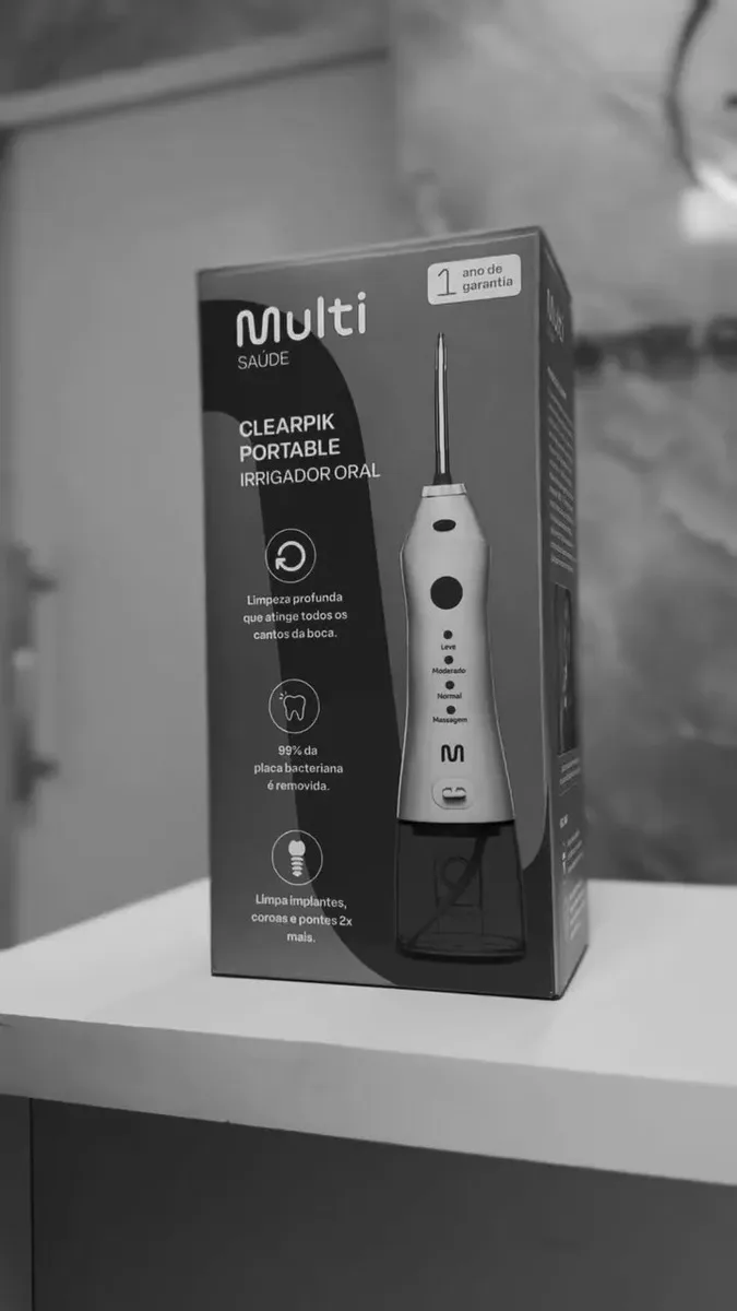 Irrigador Oral Clearpik 200ml Portátil Bivolt Multi Saúde - HC036