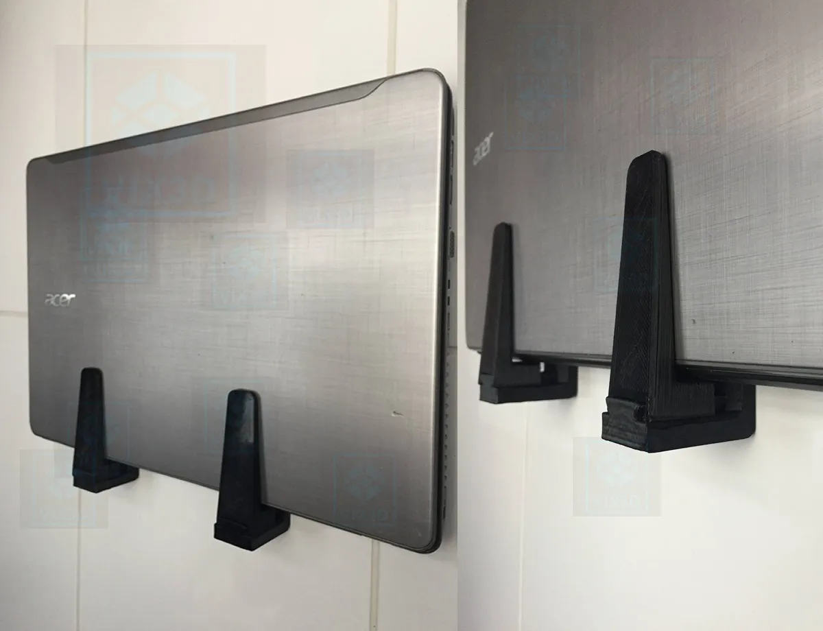 Suporte De Parede Para Notebook De 25mm De Espessura