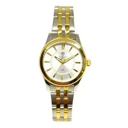 Relógio Masculino Tuguir Infinity Quartz TGI37133 Prata e Dourado
