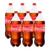 Refrigerante Coca cola Garrafa Pet 6 Unidades 1L Cada