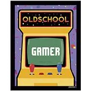 Placa decorativa, Oldschool Gamer, PL438, Legião Nerd BT 1 UN